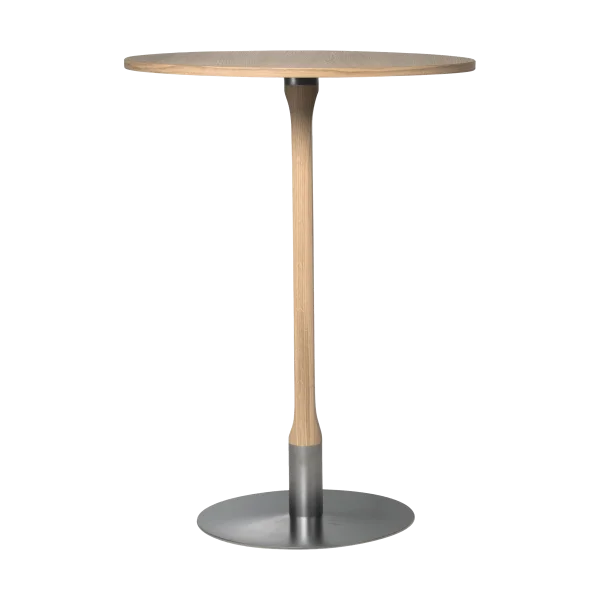 Mavis Rod Bartisch Ø70 cm Weißpigmentierte matte lackierte Eiche