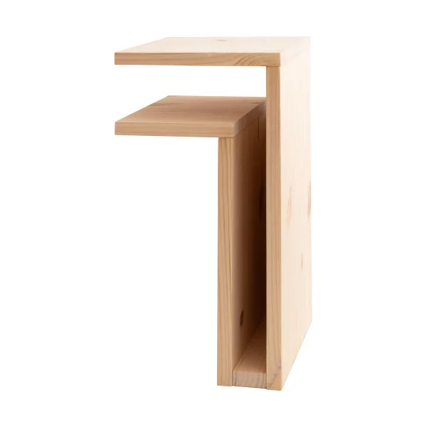 Maze F-shelf Play DIY Wandregal Pine, left