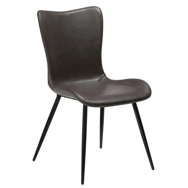 Medusa Esszimmerstuhl PU-Kunstleder graulich.