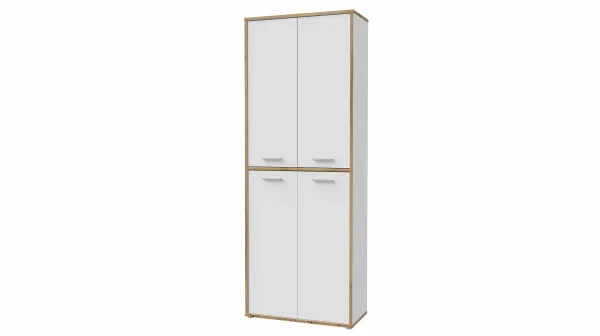 Mehrzweckschrank weiß - Artisan Eiche 226 cm - KEFLAVIK