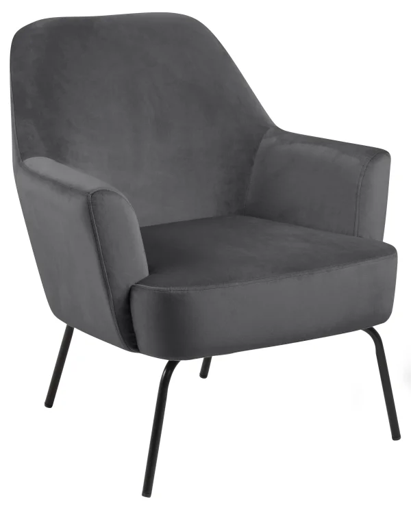 Melissa Sessel Velours grau.