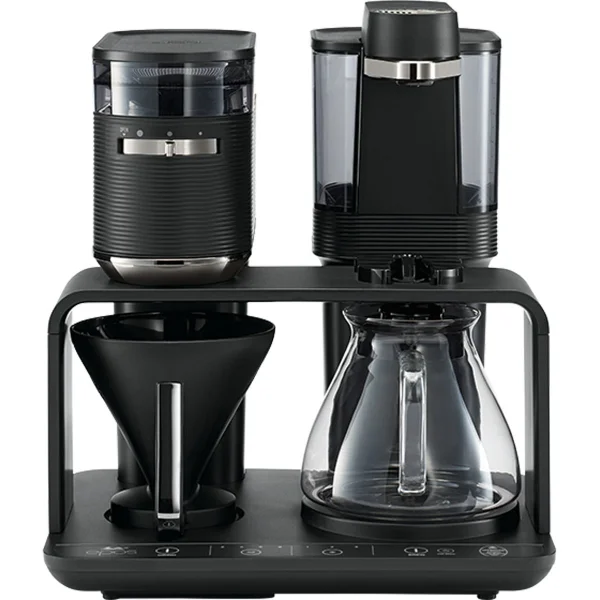 Melitta Epos Pour-Over Kaffeemaschine Schwarz-chrom