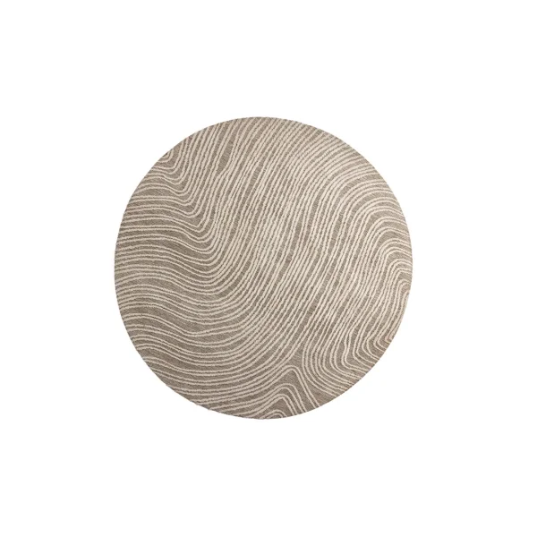 Melle Teppich Ø200cm Beige.