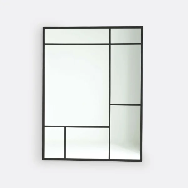 Metallspiegel Lenaig, Industrial-style, 120 X 90 Cm