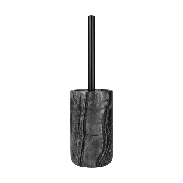 Mette Ditmer Marble Toilettenbürste 36 cm Schwarz-grau