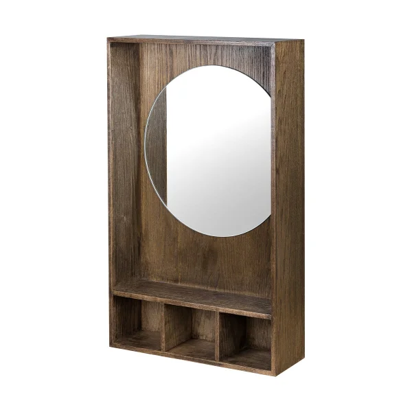 Mette Ditmer Show-me Spiegel mit Ablage small Dark oiled