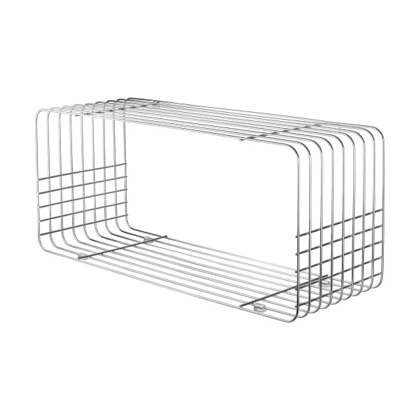 Mette Ditmer Wire Wandregal 31x70x26 cm Chrome