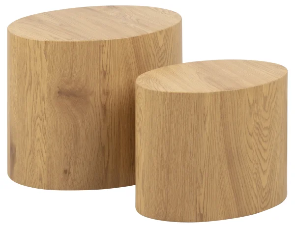 Mica Couchtisch 2 stk. Eiche.