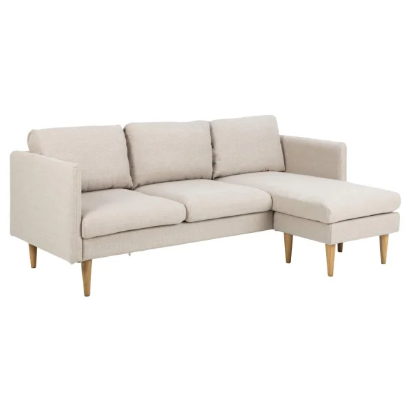Milly Chaiselongsofa rechts oder links gewendet beige.
