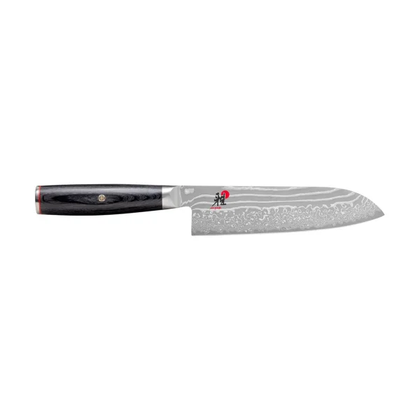 Miyabi Raw 5000FCD Santokumesser 18 cm Damaskus-schwarz