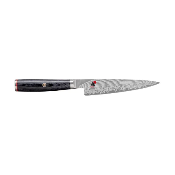 Miyabi Raw 5000FCD Shotoh Schälmesser 13 cm Damaskus-schwarz
