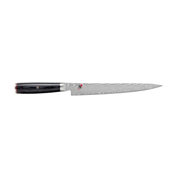 Miyabi Raw 5000FCD Sujihiki Filetiermesser 24 cm Damaskus-schwarz