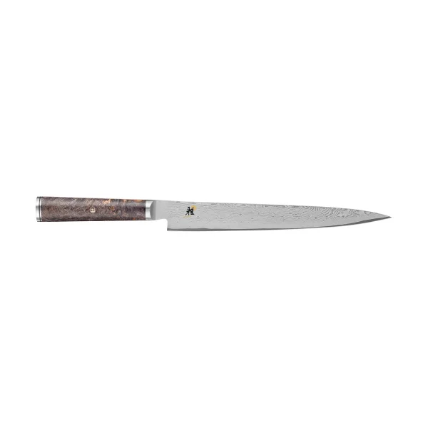 Miyabi Schwarz 5000MCD 67 sujihiki Filetiermesser 24 cm Damaskus-braun