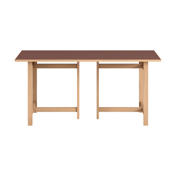 MOEBE Moebe rechteckiger Esstisch Burgundy, 160x90 cm