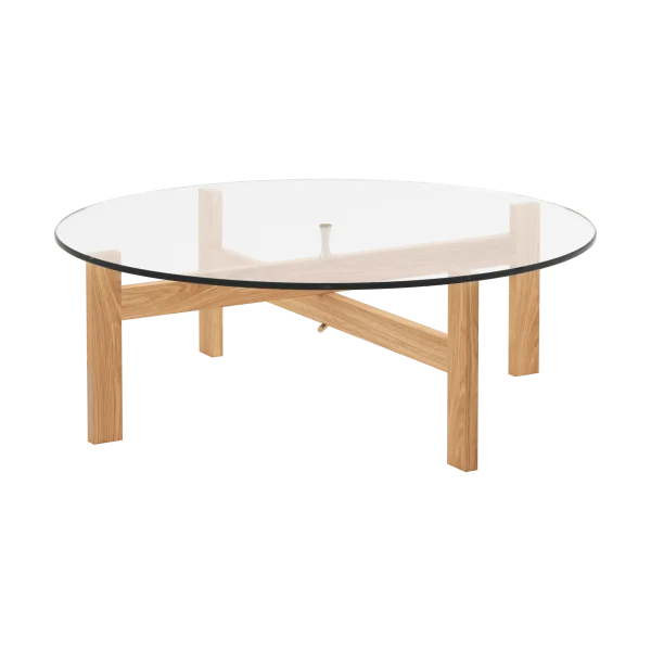 MOEBE Moebe Round Couchtisch Ø88 cm Eiche