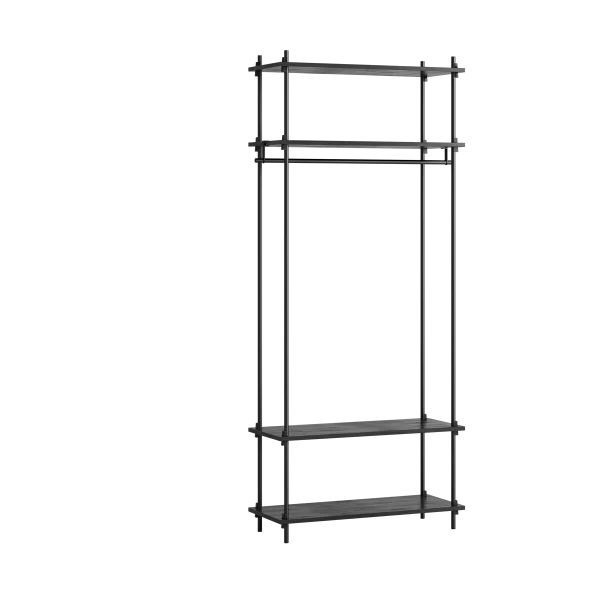 MOEBE Moebe shelving system s.200.1.F Schwarz