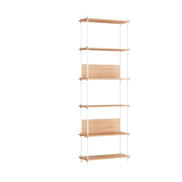 MOEBE Moebe shelving system s.255.1.A Eiche-weiß