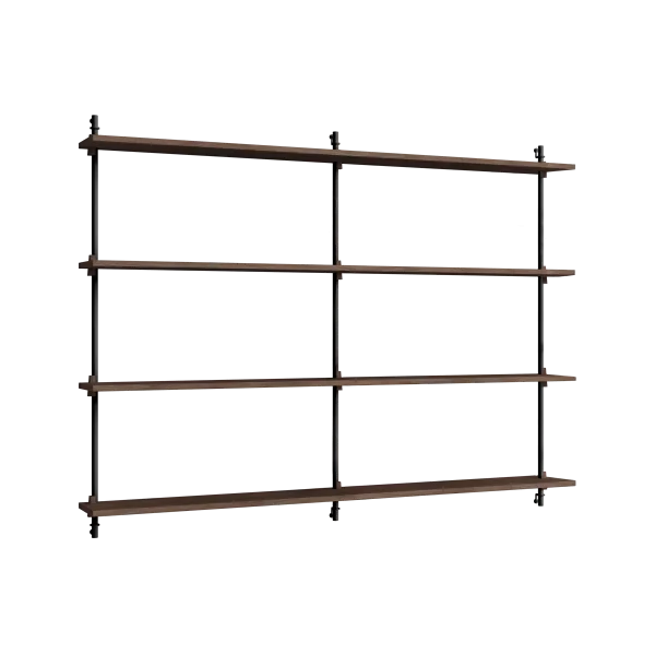 MOEBE Moebe wall shelving ws.115.2.B Räuchereiche-schwarz