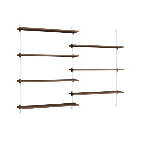 MOEBE Moebe wall shelving ws.115.2.B Räuchereiche-weiß