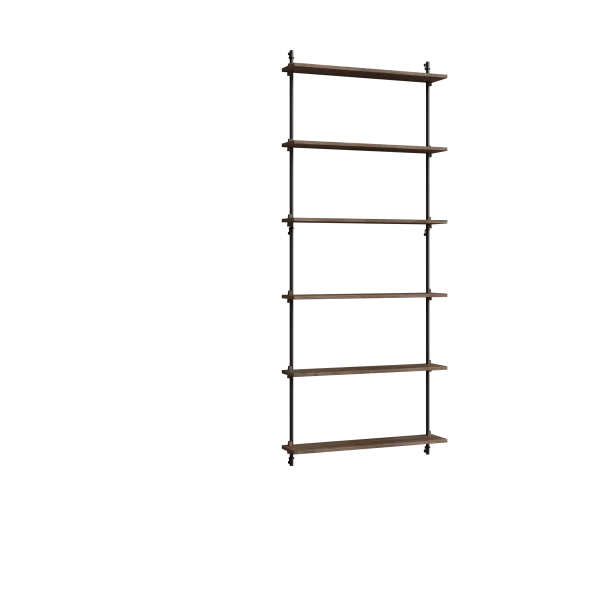MOEBE Moebe wall shelving ws.200.1 Räuchereiche-schwarz