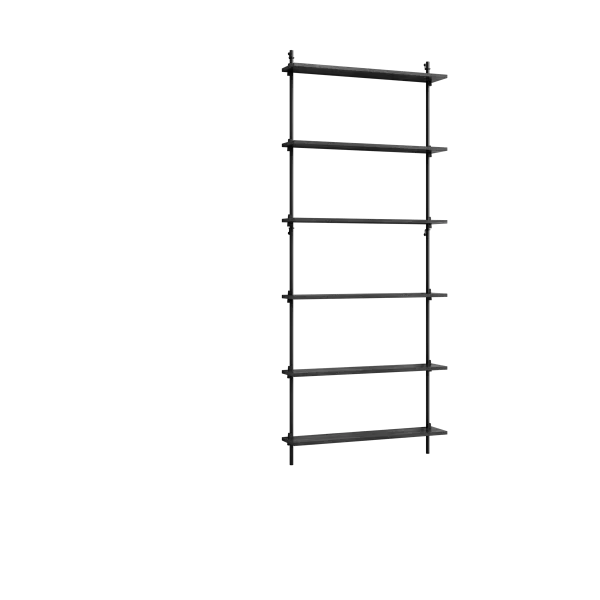 MOEBE Moebe wall shelving ws.200.1 Schwarz