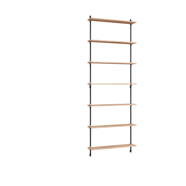 MOEBE Moebe wall shelving ws.230.1 Eiche-schwarz