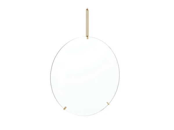 Moebe - Wall Spiegel Ø70 Brass