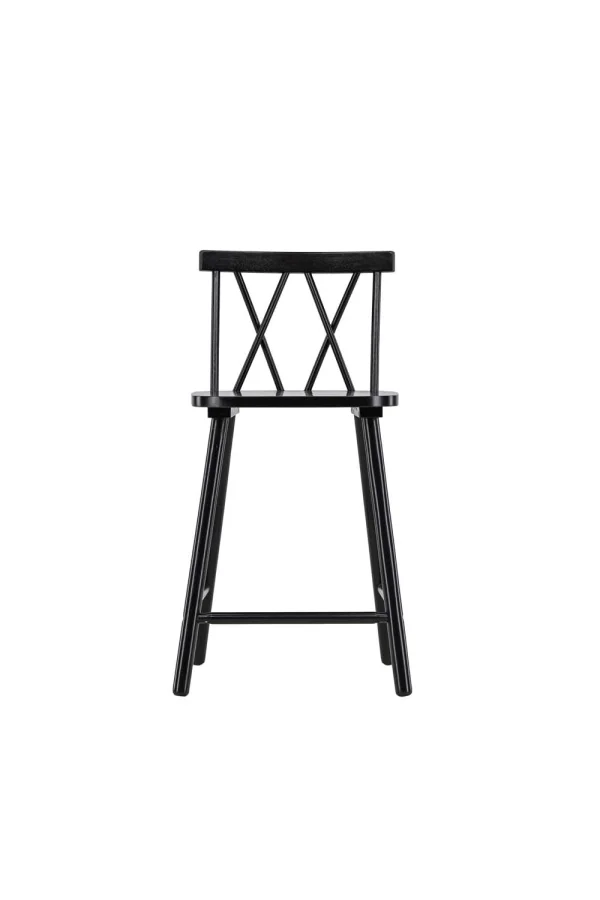 Mollöström Barhocker Holz schwarz.
