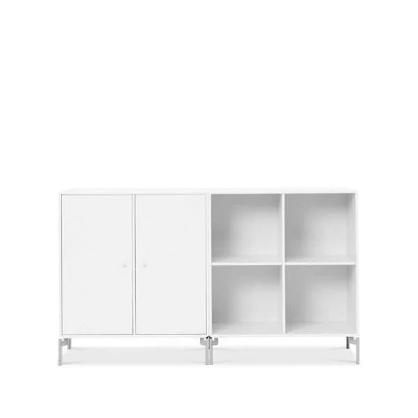 Montana Pair Sideboard New white 101, Chrombeine