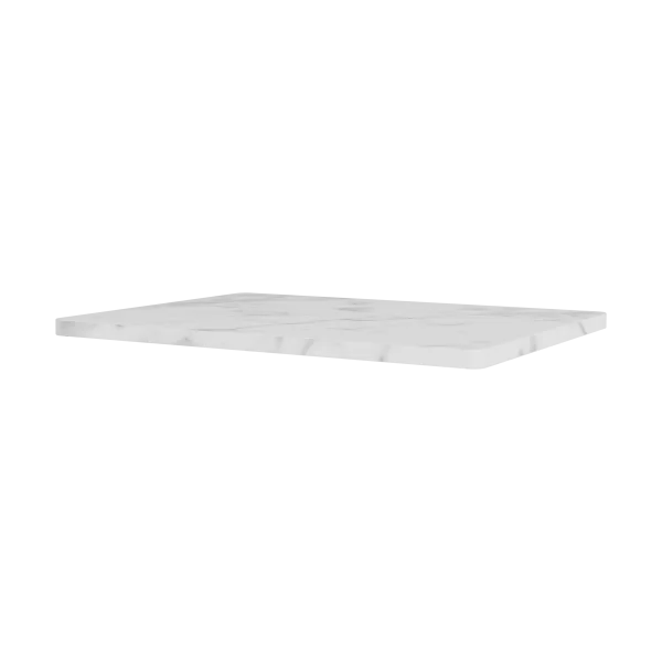 Montana Panton Wire Tischplatte 34,8x25,7 cm White marble