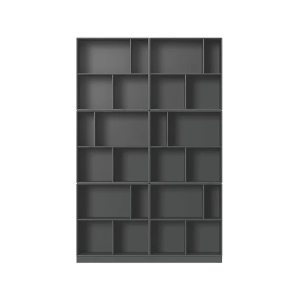 Montana Read Bücherregal Anthracite 04 mit 7cm Sockel