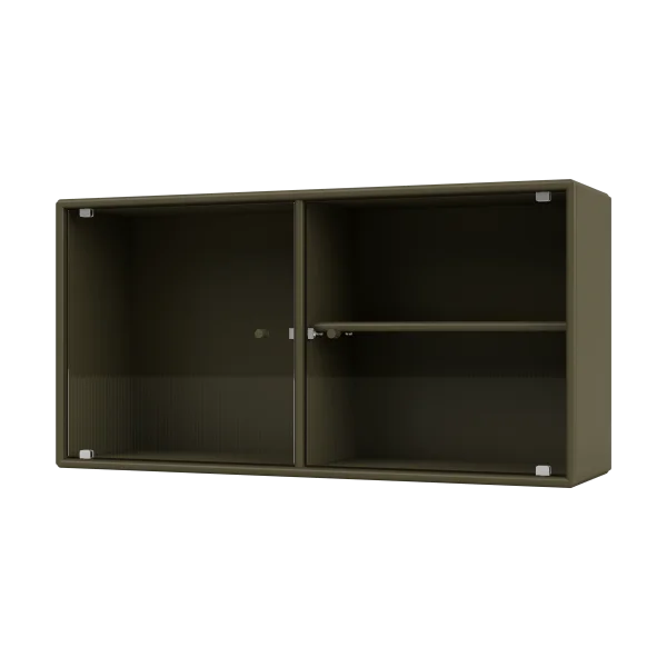 Montana Ripple I Vitrinenschrank 69,6x35,4x20 cm Oregano