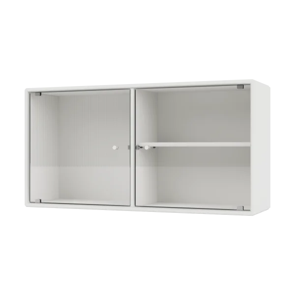 Montana Ripple I Vitrinenschrank 69,6x35,4x20 cm White
