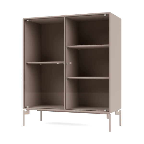 Montana Ripple II Vitrinenschrank 69,6x82,2x30 cm Mushroom-Beine mushroom