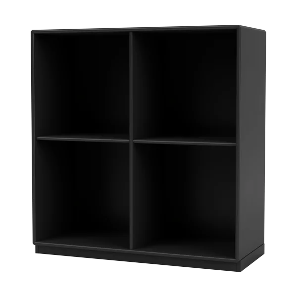 Montana SHOW Regal 69,6 x 69,6cm, Sockel 3cm 05-Black