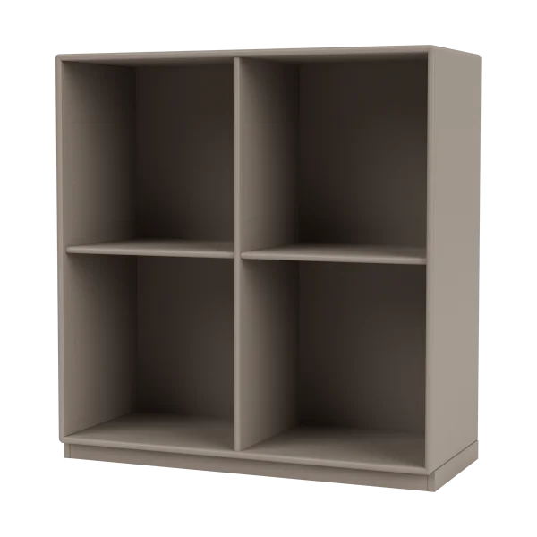 Montana SHOW Regal 69,6 x 69,6cm, Sockel 3cm 141-Truffle