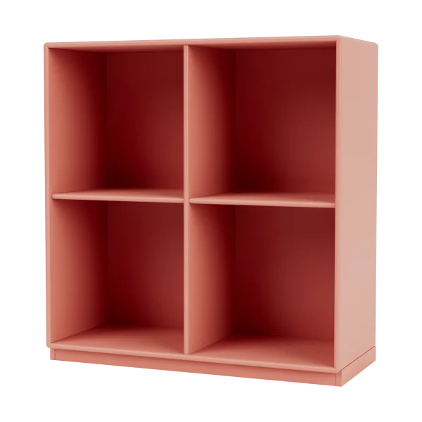 Montana SHOW Regal 69,6 x 69,6cm, Sockel 3cm 151-Rhubarb
