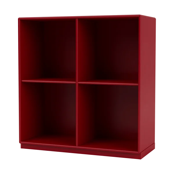 Montana SHOW Regal 69,6 x 69,6cm, Sockel 3cm 165-Beetroot