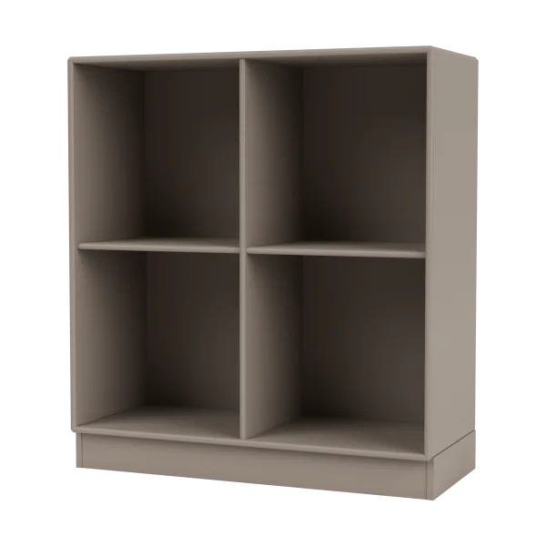 Montana SHOW Regal 69,6 x 69,6cm, Sockel 7cm 141-Truffle