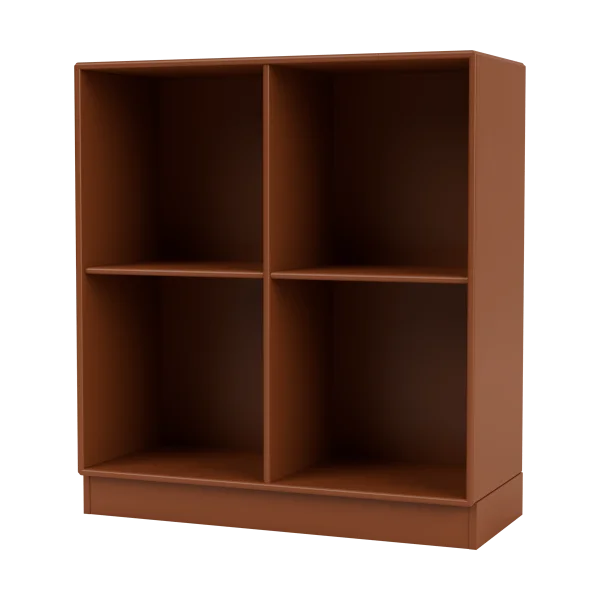 Montana SHOW Regal 69,6 x 69,6cm, Sockel 7cm 146-Hazelnut
