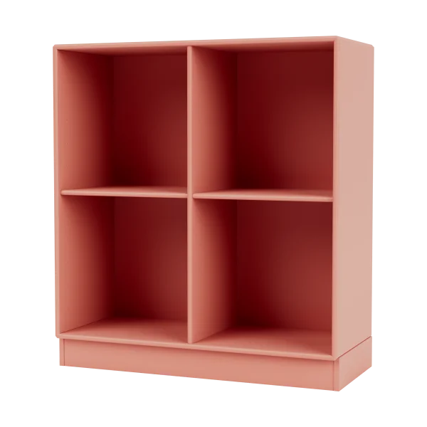 Montana SHOW Regal 69,6 x 69,6cm, Sockel 7cm 151-Rhubarb