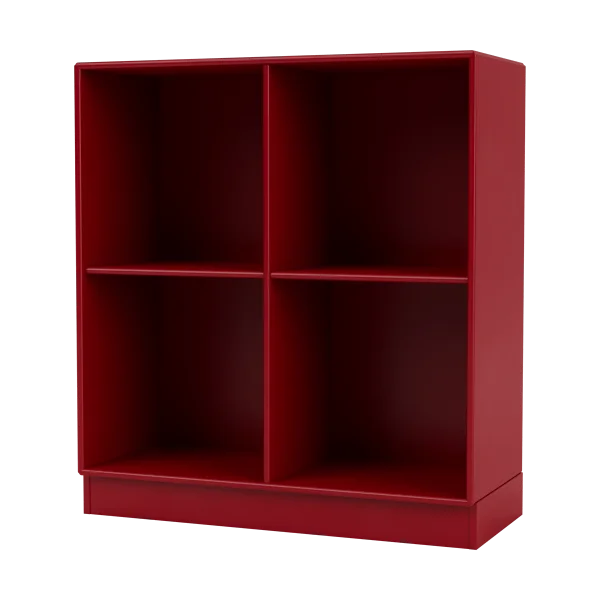 Montana SHOW Regal 69,6 x 69,6cm, Sockel 7cm 165-Beetroot