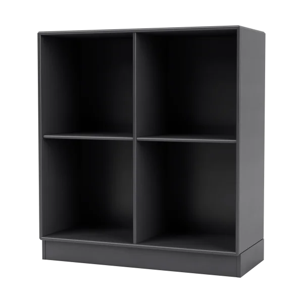 Montana SHOW Regal 69,6 x 69,6cm, Sockel 7cm 36-Coal