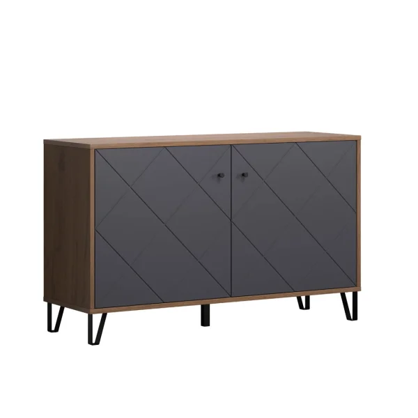 Montez Sideboard 2 Türen, graphite.