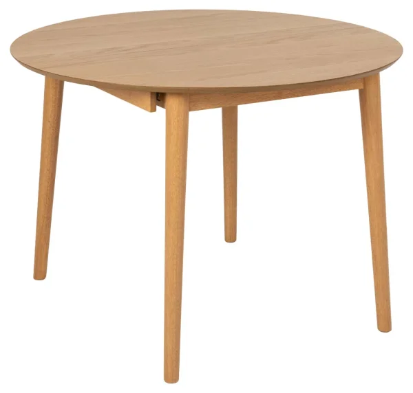 Montreux Esstisch Ø115/154cm inkl. Zusatzplatten natur.