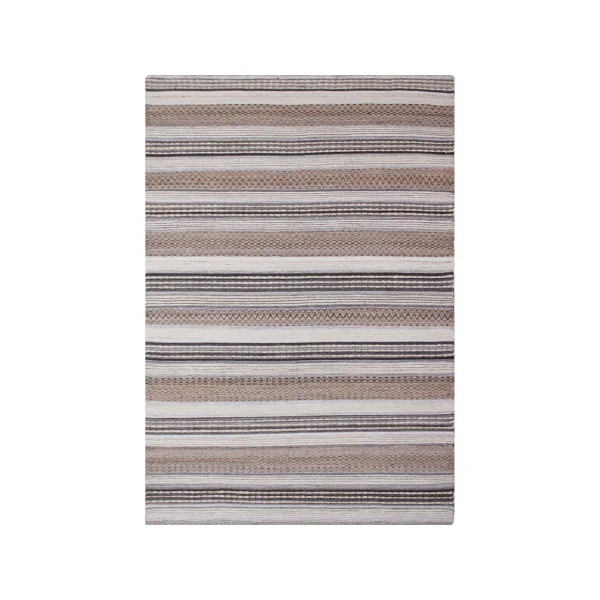 Morena Teppich handgewebt 160x230cm natur, grau.