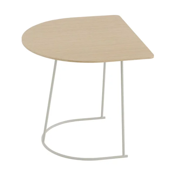 Muuto Airy Beistelltisch half size Lackiertes Eichenfurnier-off white