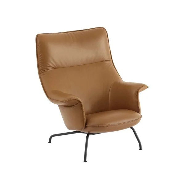 Muuto Doze Sessel Refine leather cognac-Black
