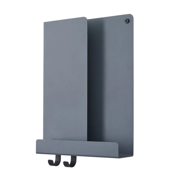Muuto Folded Wandregal mini Blue grey