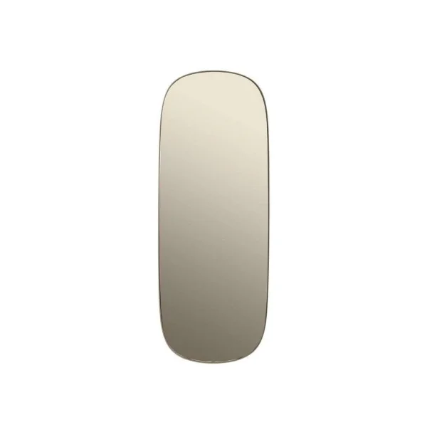 Muuto - Framed Spiegel Large Taupe/Taupe Glass